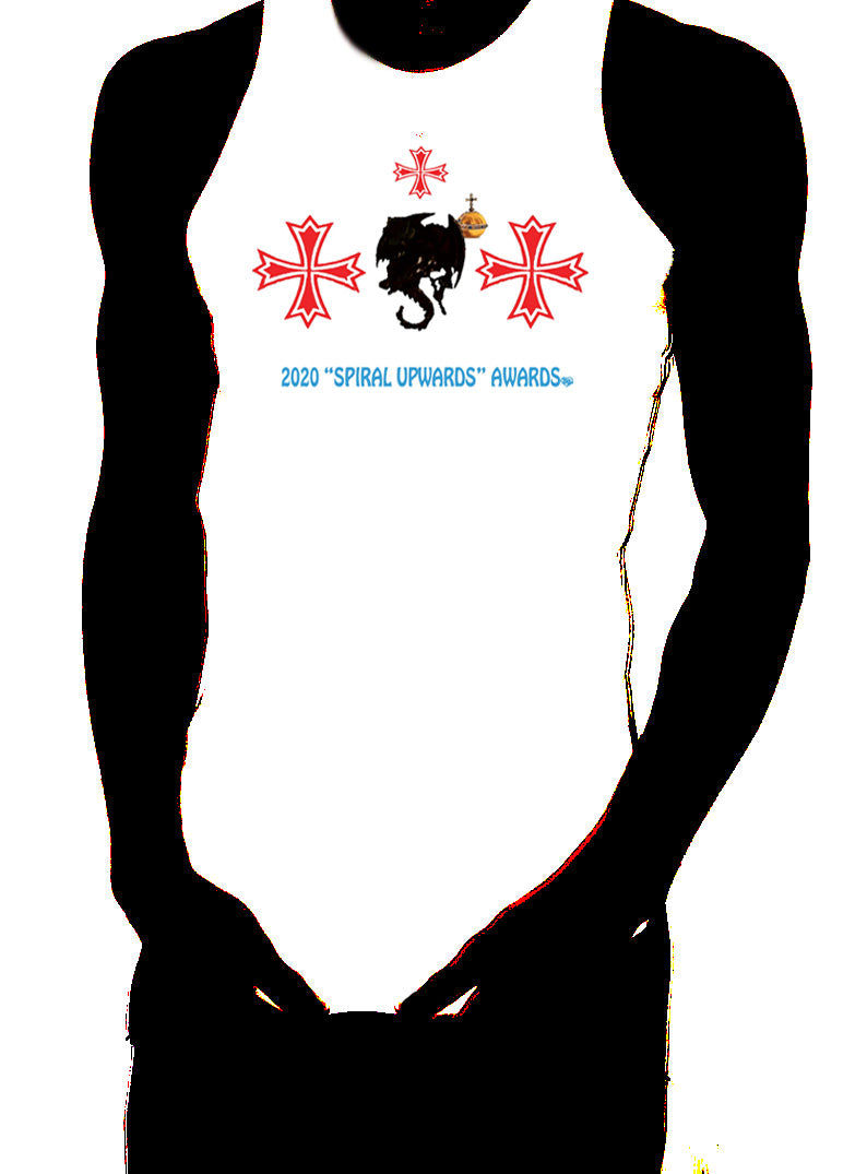 "Spiral Upwards Awards" White Tank Top